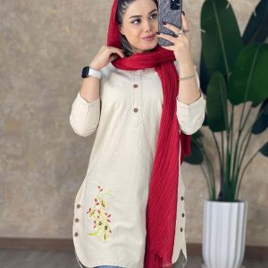 شومیز مانتویی مدل نیکا
