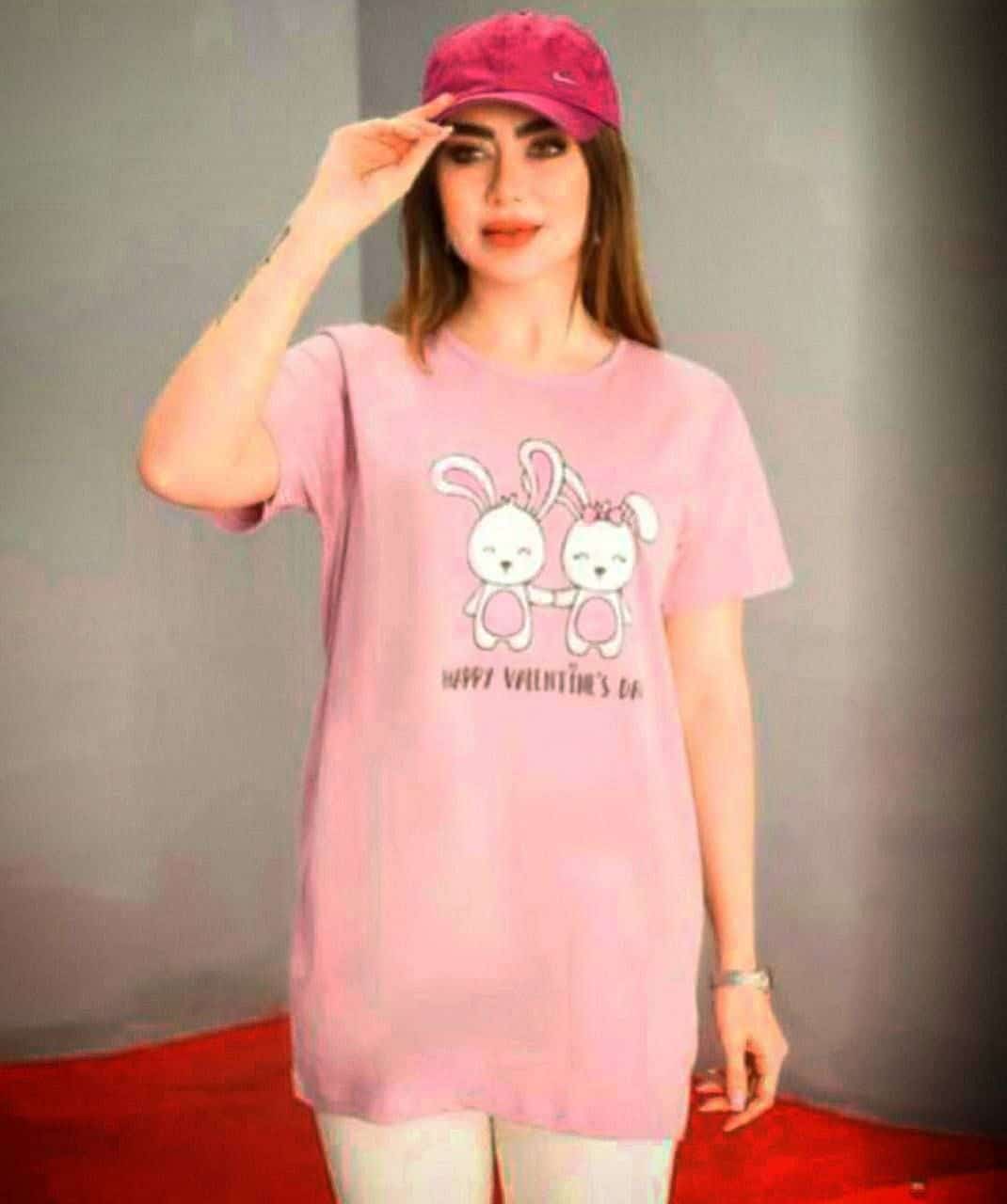 تیشرت پنبه  دو خرگوش