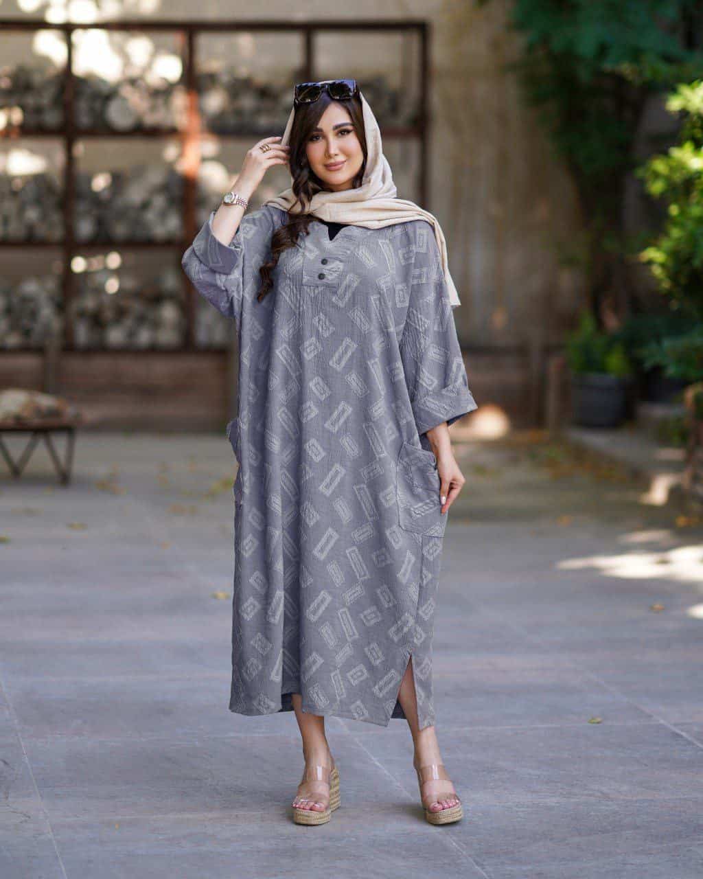 کفتان دکمه چوبی