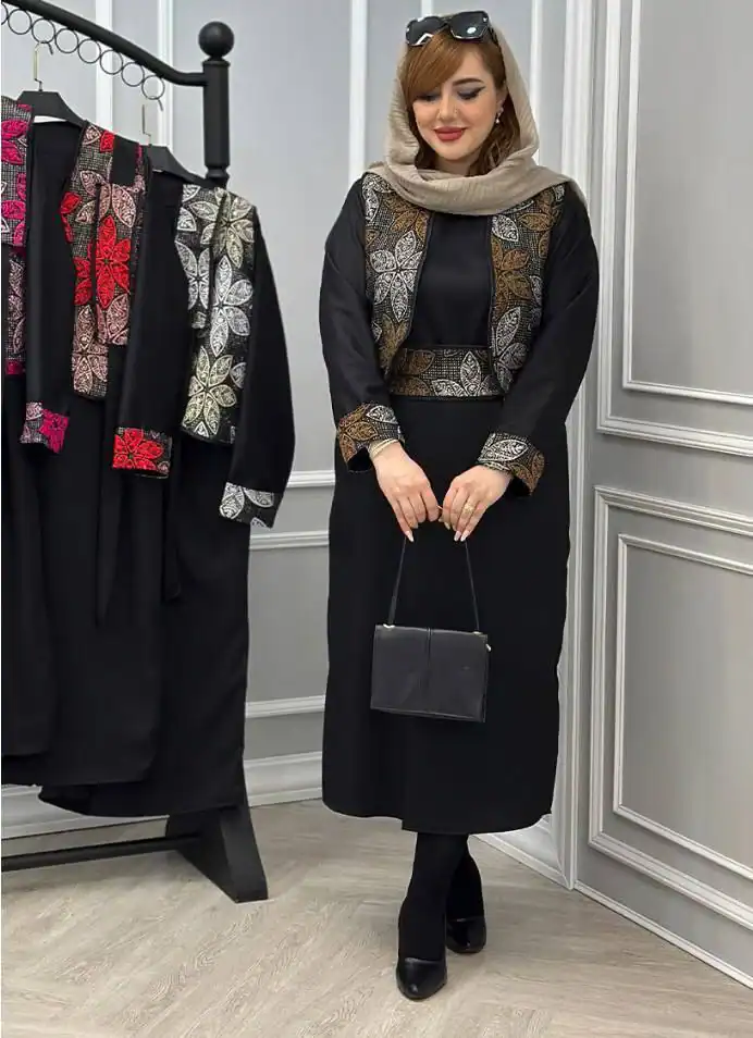 ست سه تیکه ( ژیله سارافون و کمربند) گلپر