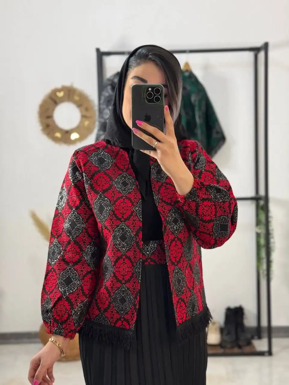 ست کت و دامن مجلسی صدف