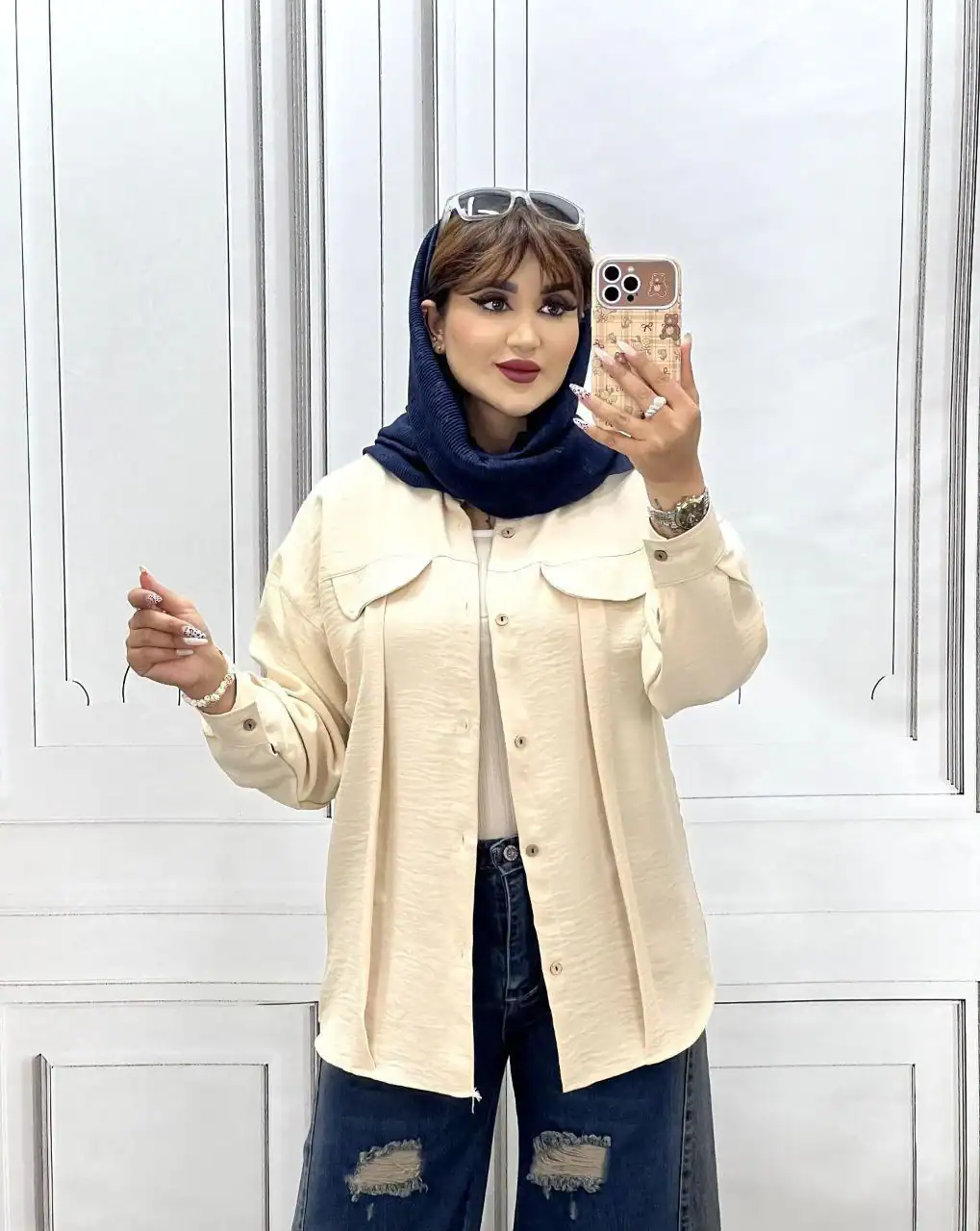 مانتو جلو پیلی